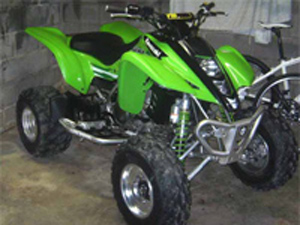 KFX400 four wheeler