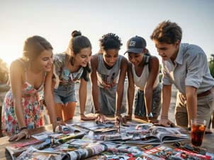 pile of ATV magazines