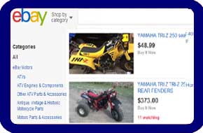 used YT175 Three wheeler parts